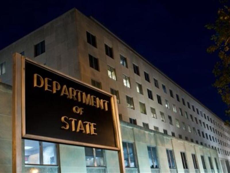 The US State Department is seen on November 29, 2010 in Washington, DC. Top US diplomat Hillary Clinton accused WikiLeaks of an"attack" on the world, as key American allies were left red-faced by embarrassing revelations in a vast trove of leaked memos.