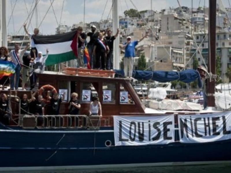 French boat 'Louise Michel' and Canadian boat Tahrir were the big players. The anti-flotilla propaganda machine was no small 
order: Israel called the mission phony.  Israel said it had invited them to use the land crossings but they refused, guilty of wrapping themselves in a humanitarian cloak.