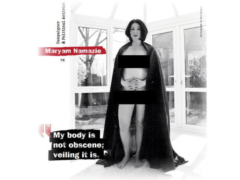Mariam Namazie nude calendar 