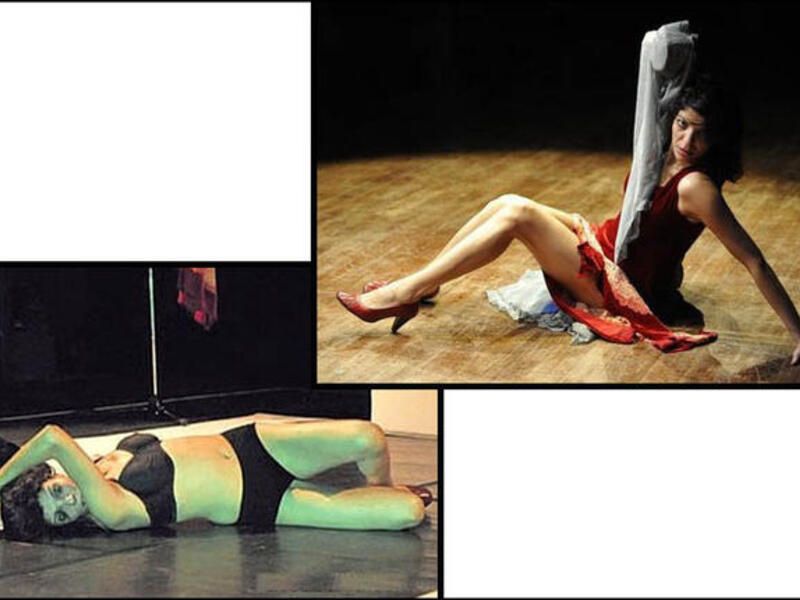 Latifa Ahrar strip-tease