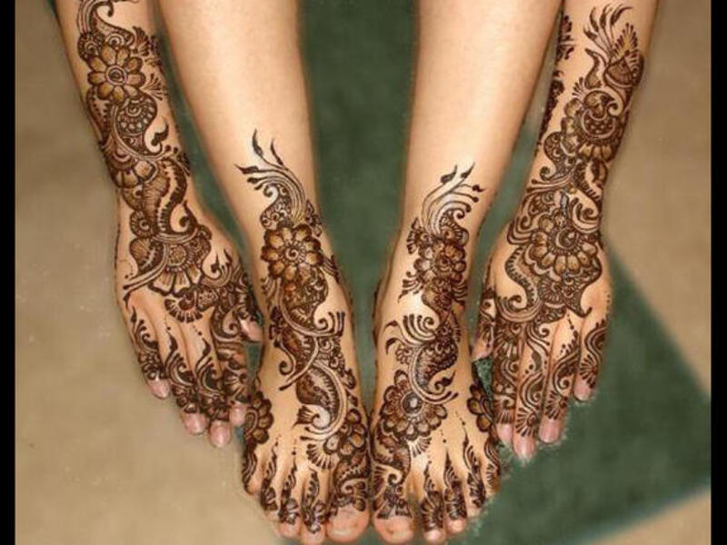 Henna for the bride 