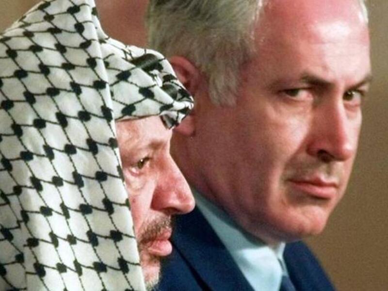 Arafat and Netanyahu