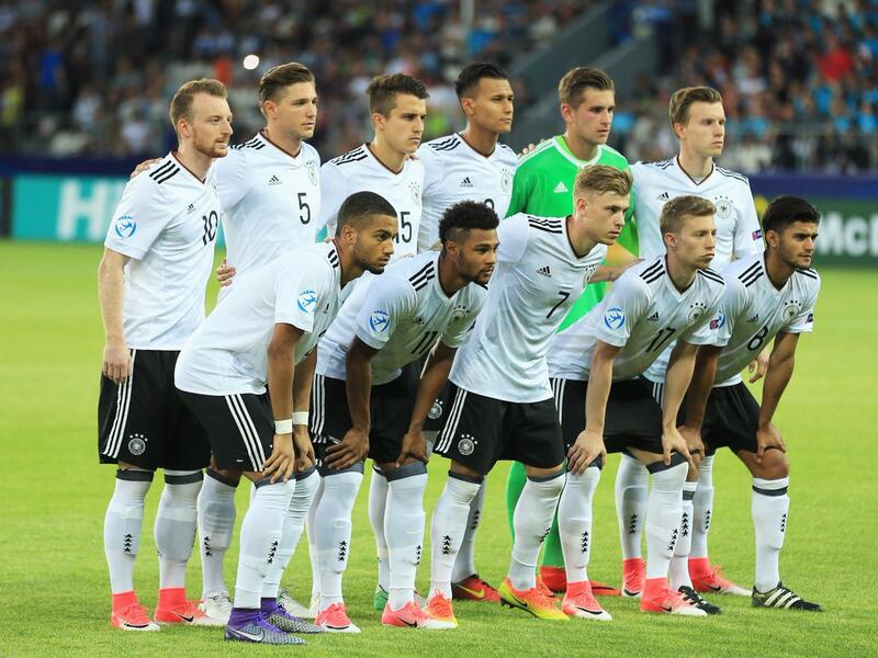 منتخب ألمانيا الذي خاض المباراة أمام نظيره الكاميروني ضمن كأس القارات 2017 ليحقق الفوز بنتيجة 3-1.