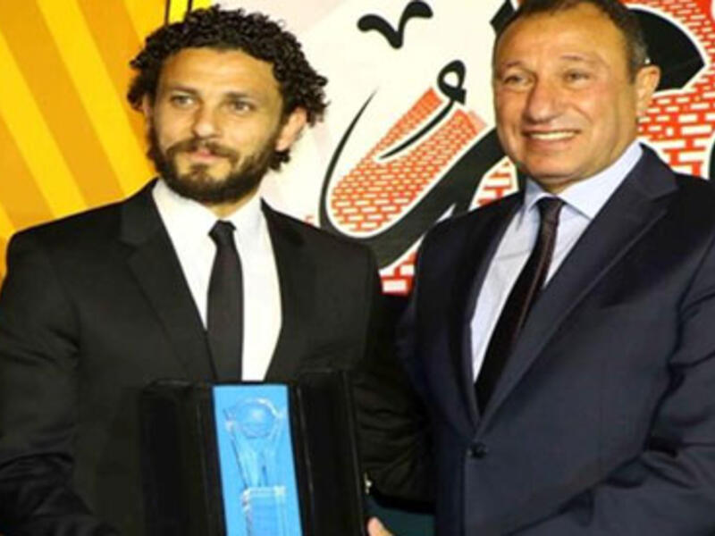 Hossam Ghaly (L) won the best player award (Photo: Ahmed Hassan/Ahram Sport) 