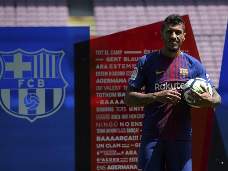 لاعب الوسط البرازيلي باولينيو (برشلونة)