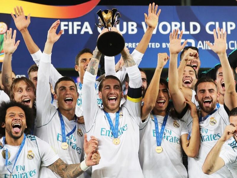 ريال مدريد الإسباني: وسبق له الفوز باللقب 3 مرات أعوام 2014 و 2016 و 2017.