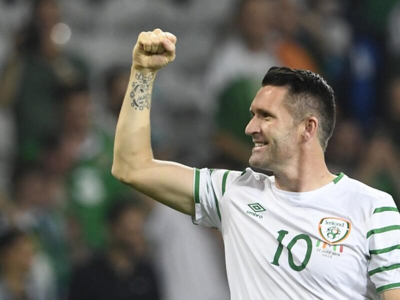 Republic of Ireland's Robbie Keane signed off his international career with a goal in an easy 4-0 win over Oman.