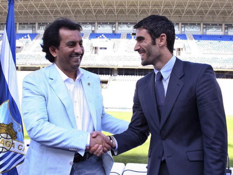 Malaga president (L) handed fine for calling Barcelona 'Catalan scum'