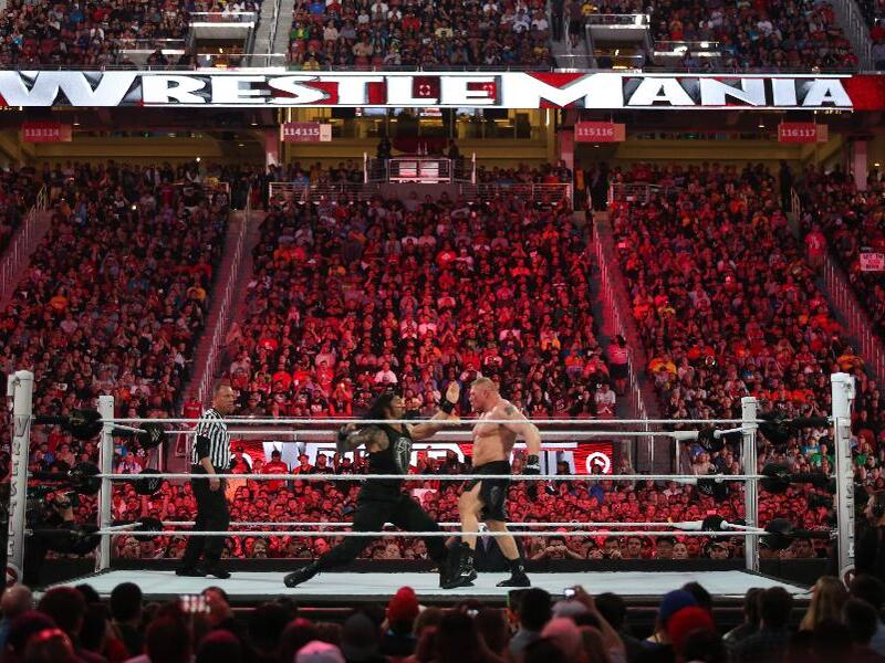 المصارعة (ريسيلمينيا): قيمة العلامة التجارية لعام 2014: 105 مليون دولار، قيمة العلامة التجارية لعام 2015: 170 مليون دولار.