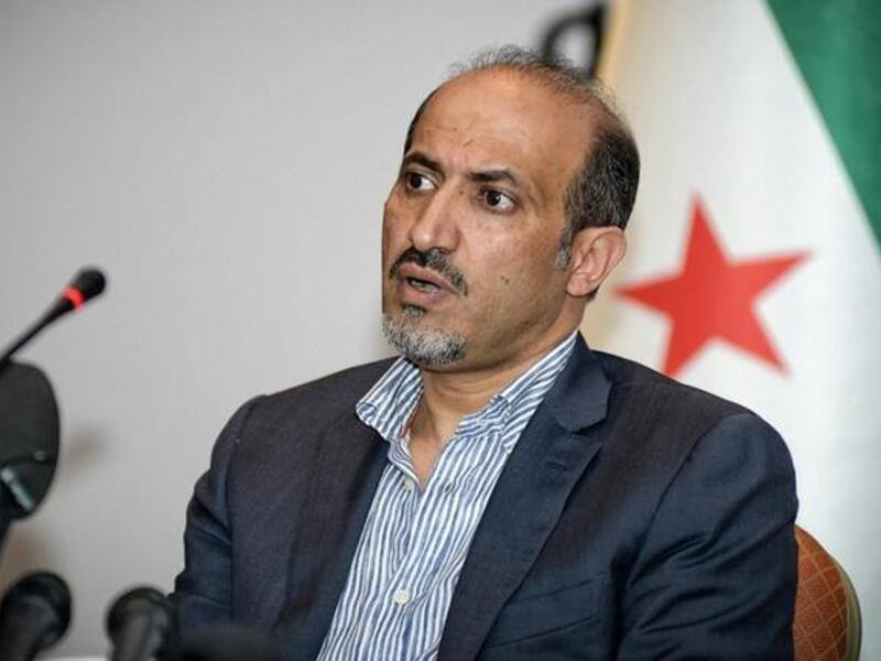 NC leader Ahmad Assi Jarba attending a Syrian oppositon meeting in Istanbul (AFP / ANC)