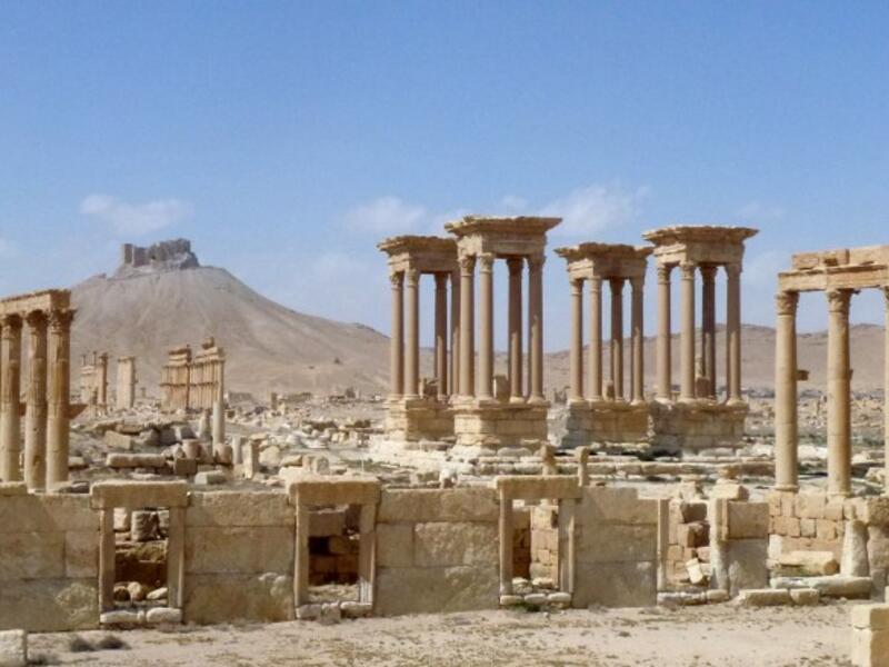 Parts of the ancient city of Palmyra remained relatively intact under Daesh control, but two temples were completely destroyed. (AFP/File)