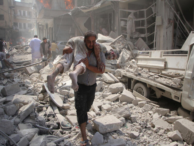 Death and destruction in Idlib leaves at least 17 civilians dead. (AFP/ File Photo)