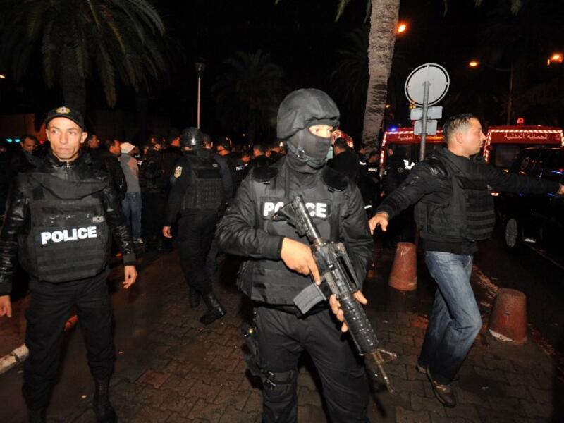 Tunisia is currently in a state of emergency after a bus bombing killed a dozen people Tuesday. (AFP/Fethi Belaid)