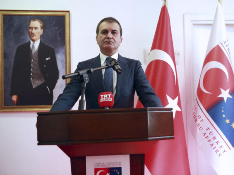 Turkish European Union Affairs Minister Omer Celik addresses ongoing tensions between the EU and Turkey over refugee deal. (AFP/File)