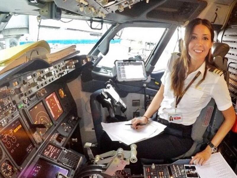 Dutch-born pilot Eser Aksan Erdogan flies for the Turkish budget airline Pegasus. (Instagram)