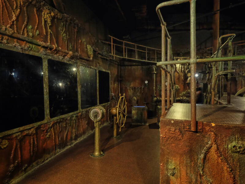 Istanbul aquarium, Nautilus steampunk theme area in 2018. (Shutterstock/ File Photo)