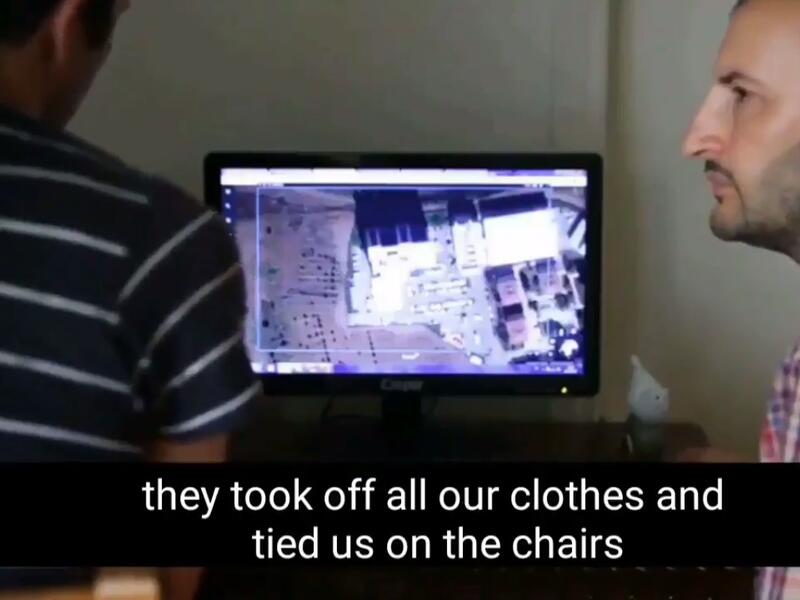 An alleged victim of torture has spoken out about his supposed abuse at the hands of the Turkish authorities in an unverified video shared widely online (Twitter)
