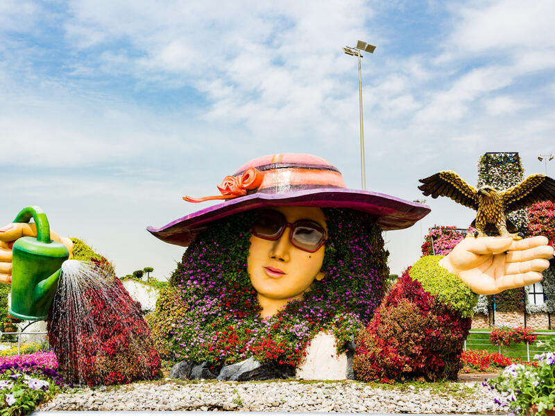 Scenic beauty at Dubai Miracle Garden.  (Shutterstock/ File Photo)