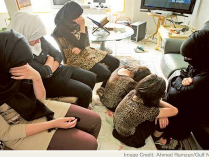 The five daughters and their mother