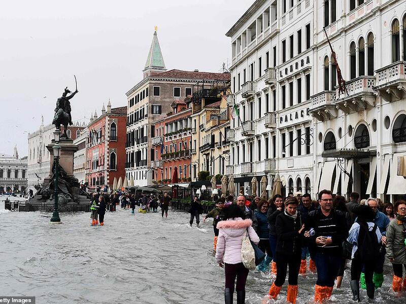 Venice witnesses harsh flooding. (AFP/File Photo)
