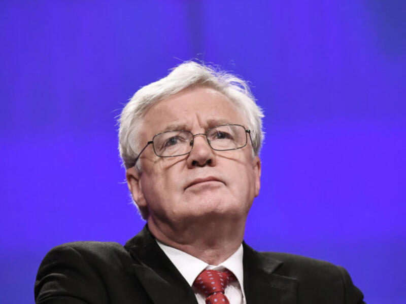 Former Brexit Secretary David Davis. (AFP/ File)