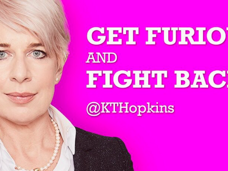 Hopkins lost her job after using the phrase, which was also used by Nazis during the Second World War. (twitter)