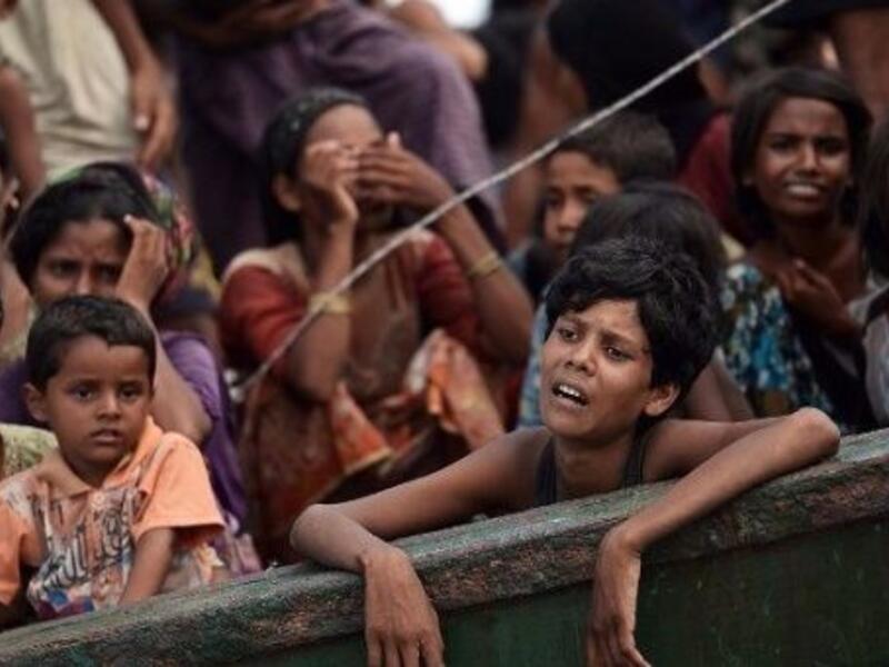 Rohingya Muslims escaped violence attacks in Myanmar. (AFP/ File Photo)