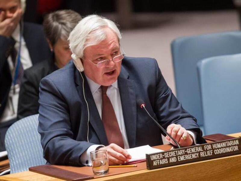 Stephen O'Brien, the UN under-secretary-general for humanitarian affairs and emergency relief. (AFP/File)