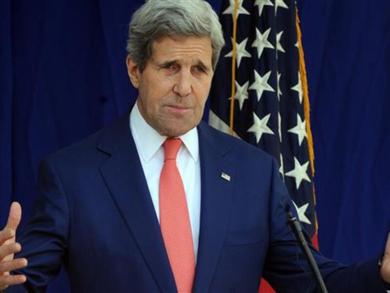 Former U.S. Secretary of State John Kerry has said Israeli leadership does not want peace in a recording released on Tuesday (AFP)