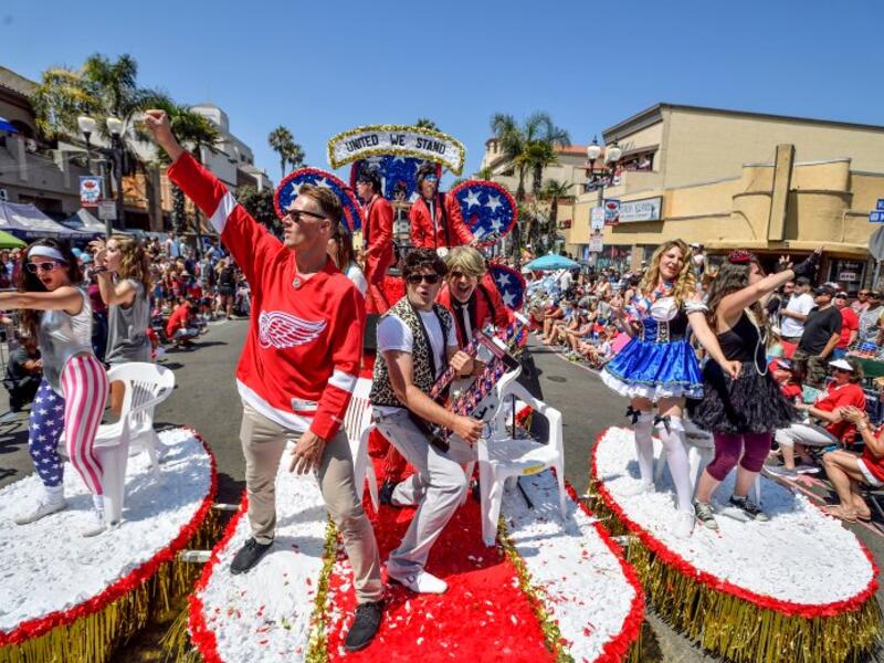Show from Huntington Beach 4th of July Parade. (Jeff Gritchen, Orange County Register/SCNG)