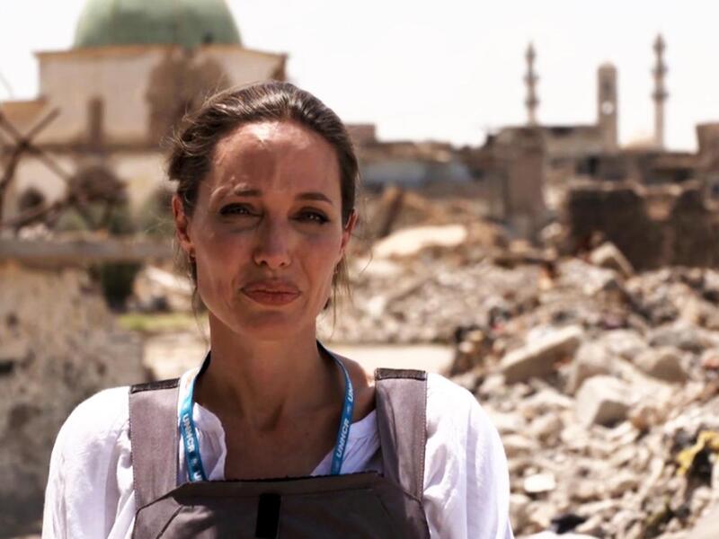 Angelina Jolie gets emotional after touring Mosul, saying “This is the worst devastation I have seen in all my years working with UNHCR”. (CNN.com)