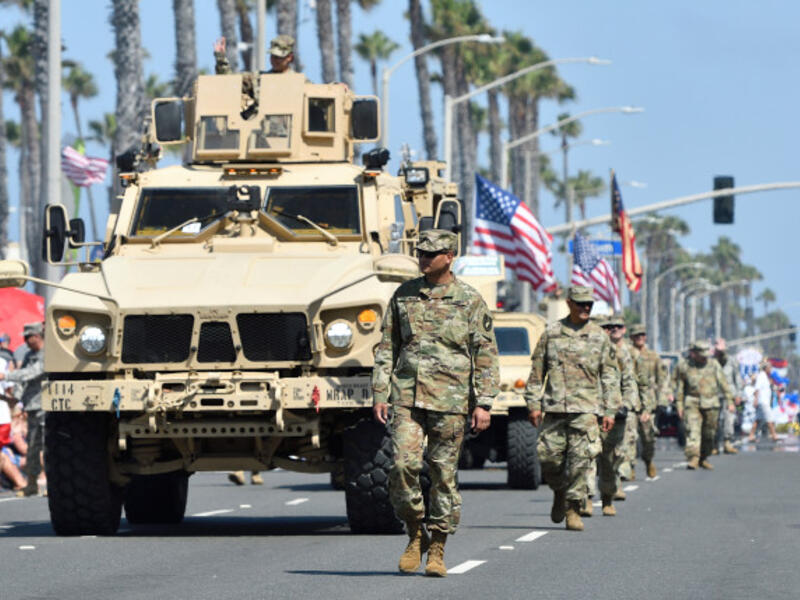 U.S. army also presents show during 4th of July celebrations. (Orange County Register)
