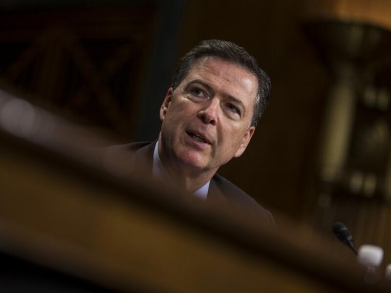Director of the Federal Bureau of Investigation, James Comey testifies in front of the Senate Judiciary Committee during an oversight hearing on the FBI on Capitol Hill May 3, 2017 in Washington, DC. (AFP/Zach Gibson)