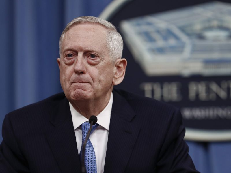 U.S. Defense Secretary Jim Mattis said the United States is ready to carry out more attacks on Syria if Assad fails to heed the message of last week’s allied cruise missile strike. (AFP/ File Photo)