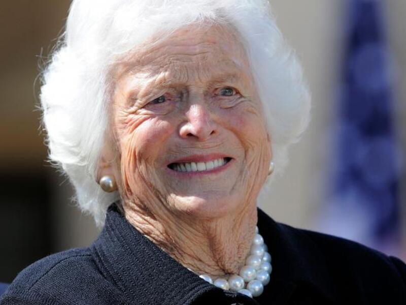 US First Lady Barbara Bush during the George W Bush Presidential Center dedication ceremony in Dallas, Texas. (AFP/ File Photo)