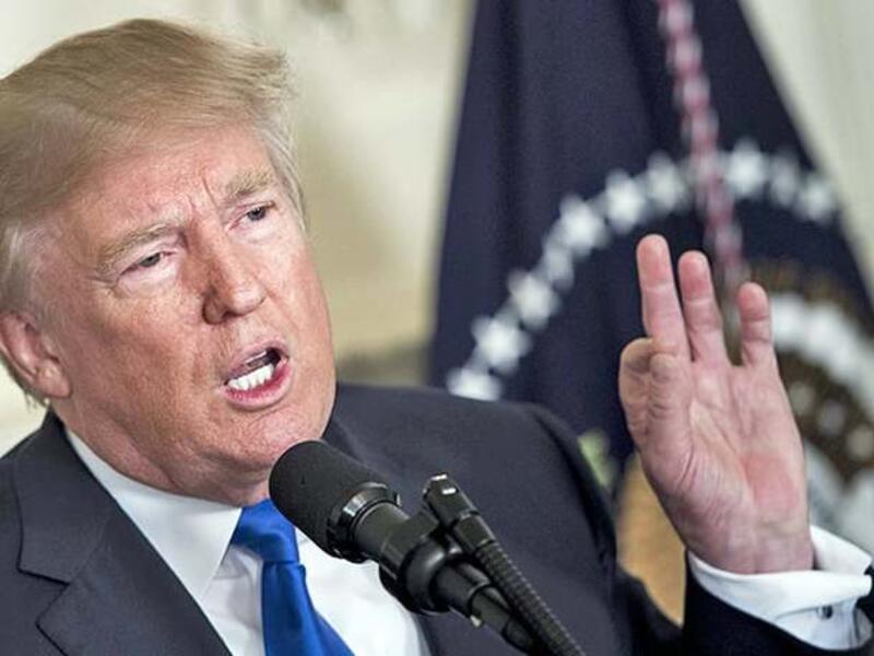 US President Donald Trump speaks about the Iran deal from the Diplomatic Reception room of the White House. (AFP/ File Photo)