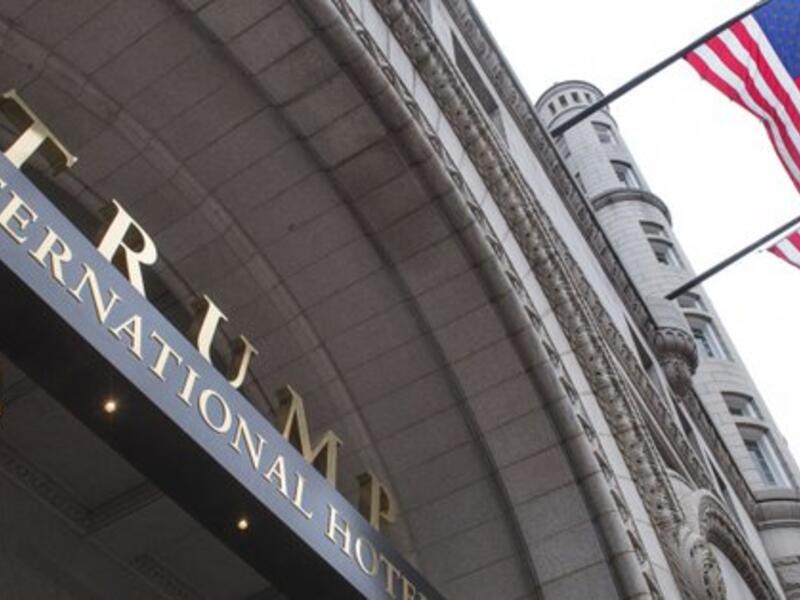 President Donald Trump's New York hotel (Twitter)