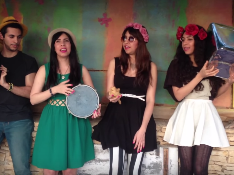 The sisters of A-WA, an Arabic-language folk trio, revamp traditional songs passed down to them from their Yemeni grandmother.  Their hit "Habib Galbi" made it to the top of Israel's music charts this past summer, highlighting Mizrahi culture and making experts speculate at an Israel-Middle East thaw.  (Youtube: Screenshot)