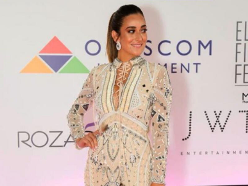 Egyptian actress Amina Khalil does not only celebrate her natural beauty, but also has a unique elegance