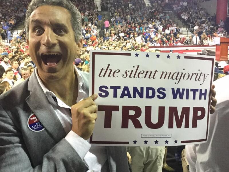 Egyptian satirist Bassem Youssef says Trump winning in the US Presidential elections would be a wake-up call for America. (Facebook)