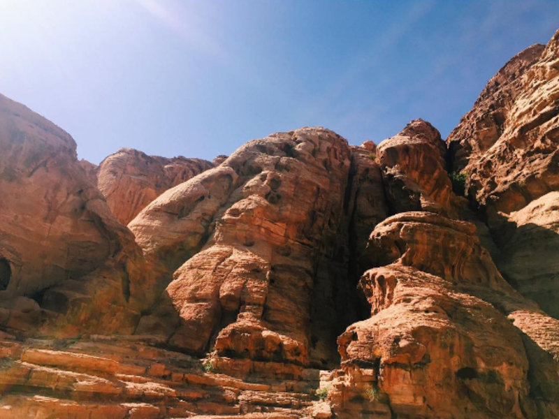 The massive cliffs at Petra are still hiding undiscovered monuments. (Albawaba)