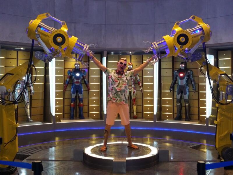 A cool life-size Iron Man figure at Comicave Dubai. (Image: Dubaieye1038.com)