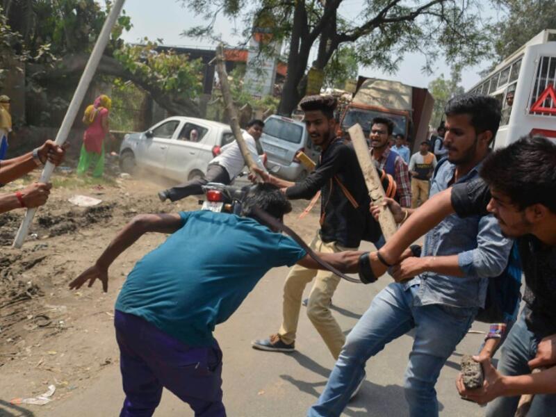 Social unrest in India created by court ruling related to the underprivileged Dalit caste (AFP File Photo)
