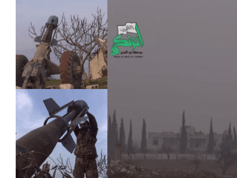 The Hell Cannon is a Syrian civil war exclusive, having been introduced by the Ahrar al-Shamal brigade in May 2013. This portable DIY mortar features a repurposed propane bottle filled with explosives as a projectile. Despite its short range, the Hell Cannon has been widely adopted by other rebel groups in the conflict.
