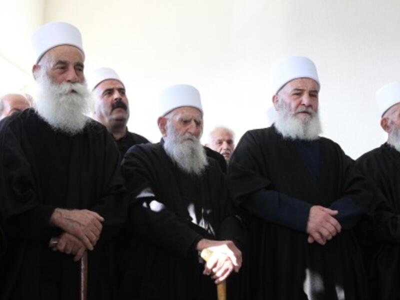 The Druze community in Israel is officially recognized as a separate religious entity with its own courts (with jurisdiction in matters of personal status - marriage, divorce, maintenance and adoption) and spiritual leadership. (AFP/Anwar Amro)