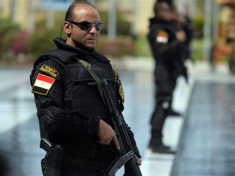 A Egyptian police officer stands guard. (AFP/File)