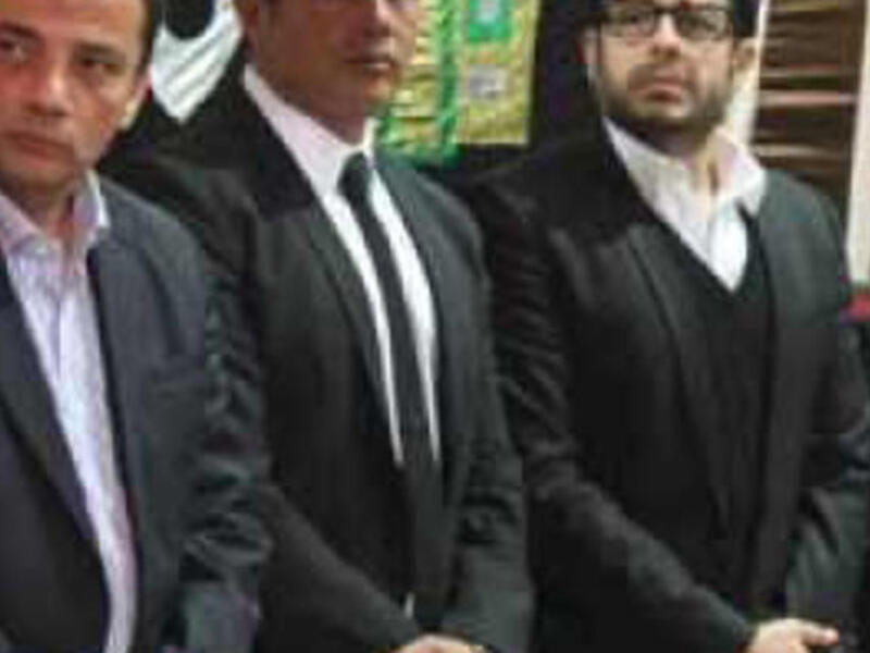 Amro Diab during funeral