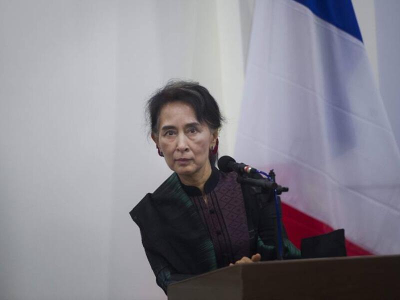 Myanmar's foreign minister and de facto leader Aung San Suu Kyi (AFP/File)