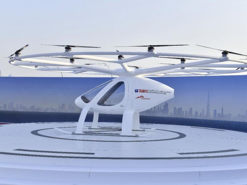 Brigadier Khalid Nasser Al Razooqi, director of the Smart Services Department at Dubai Police, said: “This year, Dubai Police are participating in Gitex with several smart services and devices.” (Twitter/Dubai Media Office)