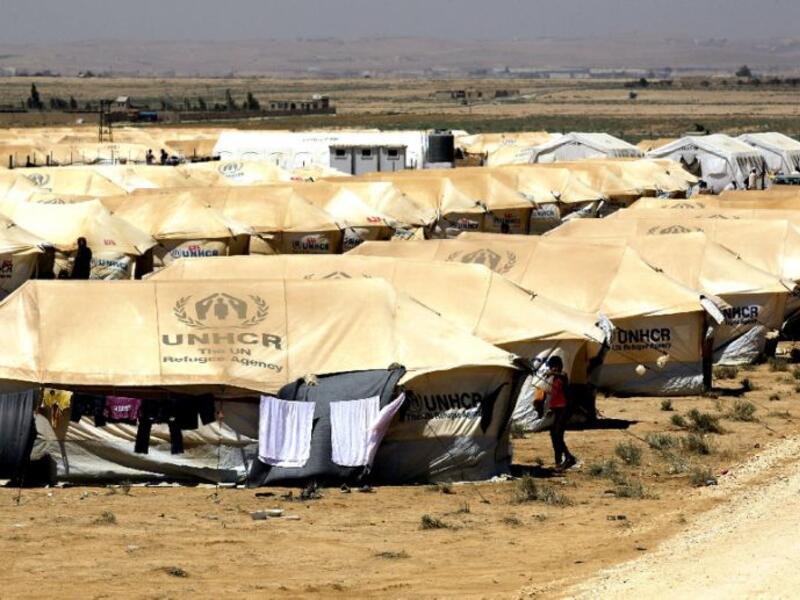 The publication, which is free of charge and available as an online version, is entirely shaped by refugees, whether in Zaatari camp or abroad (AFP/File)